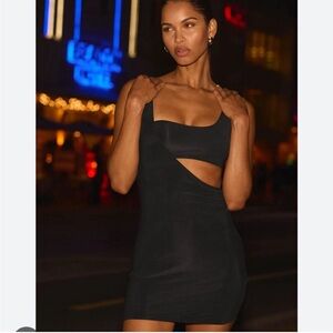 Alo Asymmetrical Soleil Cut-Out Dress